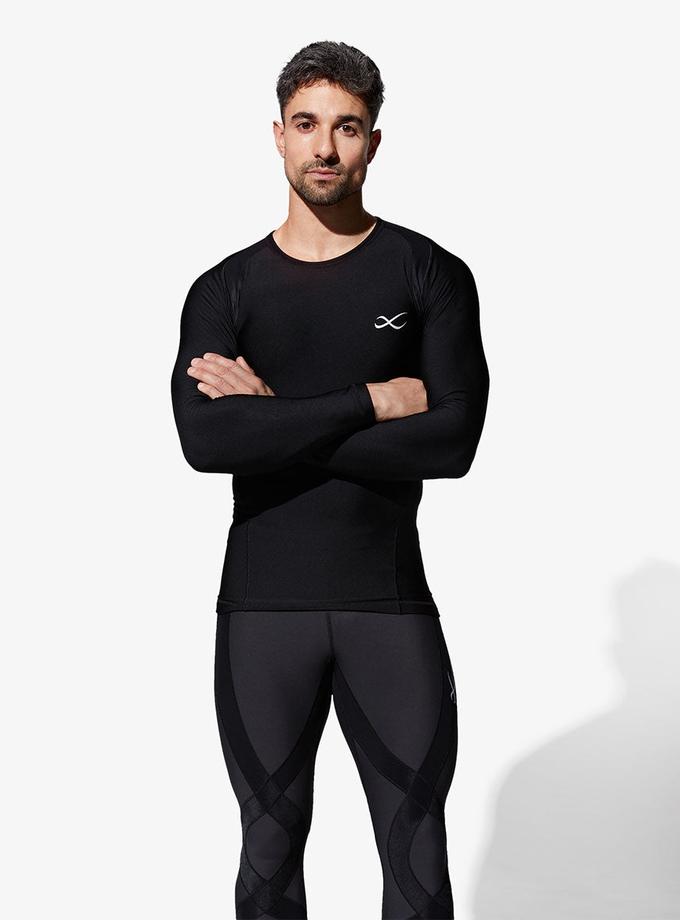 CW-X Endurance Generator Insulator Joint & Muscle Support 3/4 Compression Tight: Men's Black Same Day Delivery