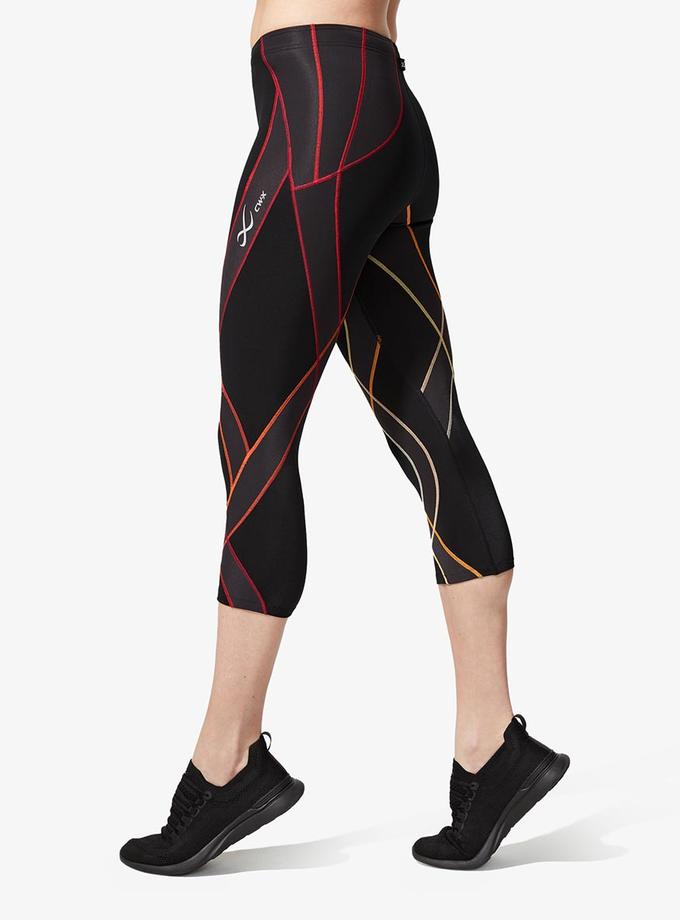 CW-X Endurance Generator Joint & Muscle Support 3/4 Compression Tight: Women's Black/Gradient Rooibos High Quality