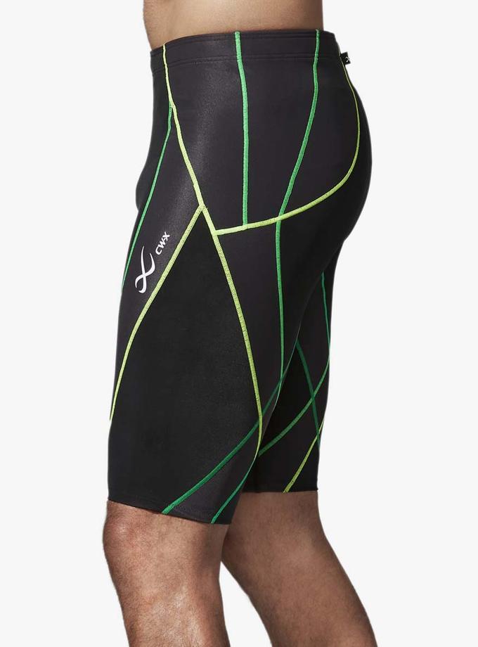 CW-X Endurance Generator Joint & Muscle Support Compression Short: Men's Black/Lime New Arrival