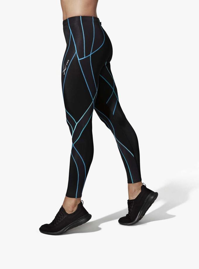 CW-X Endurance Generator Joint & Muscle Support Compression Tight: Women's Black/Cyan Best Seller