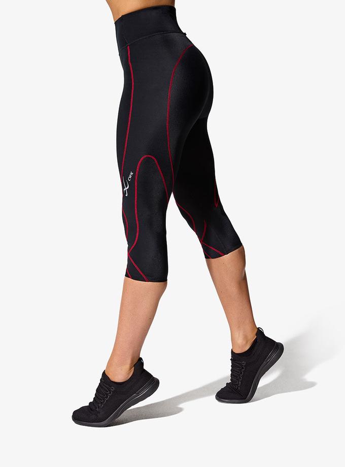 CW-X Stabilyx 3.0 Joint Support 3/4 Compression Tight: Women's Black/Lava Free shipping