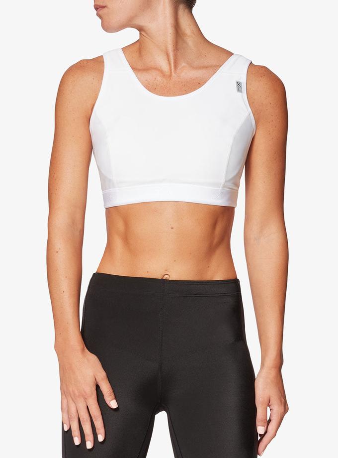 CW-X Stabilyx High Impact Sports Bra: White Best Buy