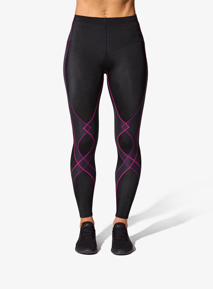 CW-X Stabilyx Joint Support Compression Tight: Women's Black/Beetroot High Quality