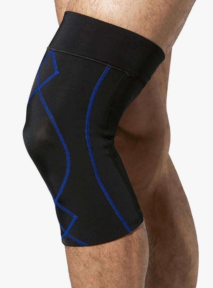 CW-X Stabilyx Knee Compression Sleeve: Men's Black/Blue Best Buy