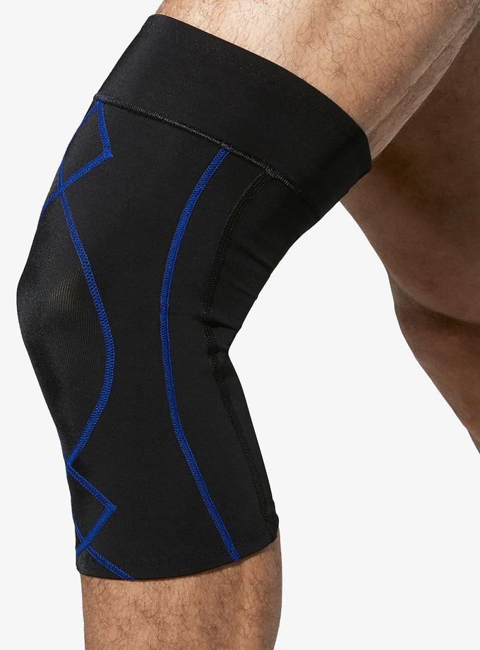 CW-X Stabilyx Knee Compression Sleeve: Men's Black/Blue Best Buy