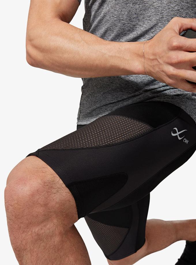 CW-X Stabilyx Ventilator Joint Support Compression Short: Men's Black Same Day Delivery